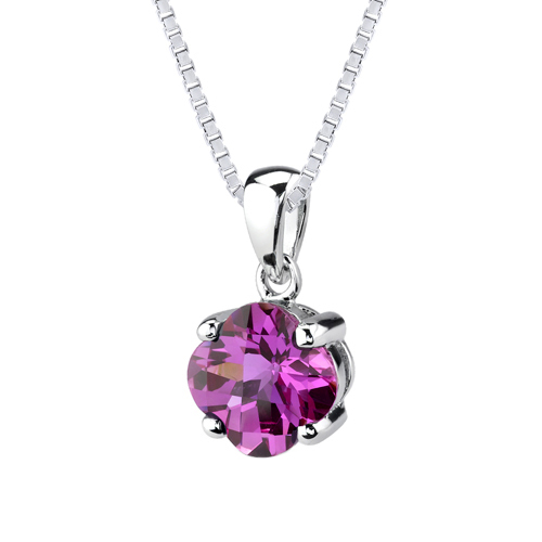 Silberne Schmuckkollektion mit rosa Saphiren Daphne 80139