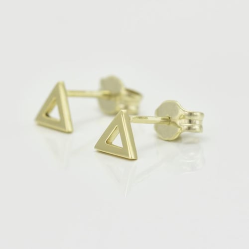 Goldenes Schmuckset mit Dreiecken Sienna