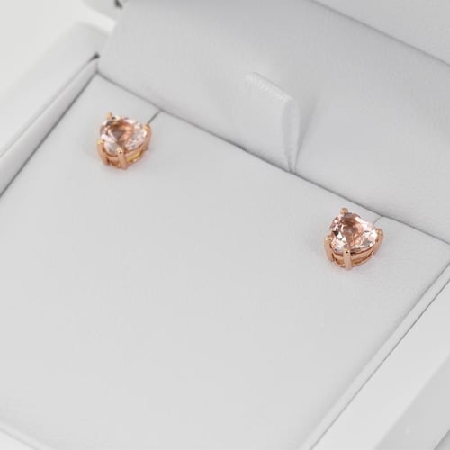 Goldenes Schmuckset mit Morganiten und Diamanten Sargas