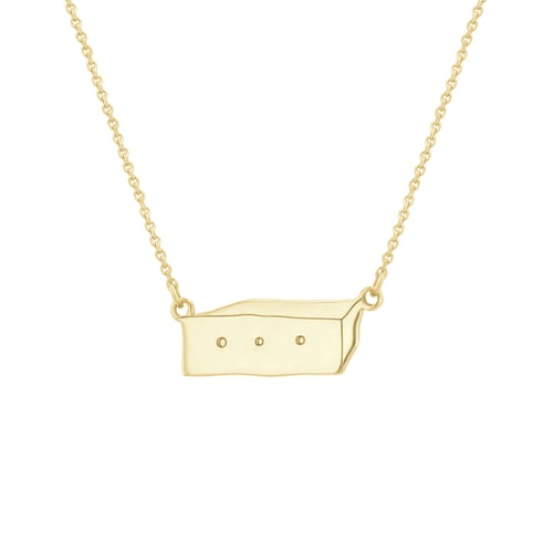 Silberne Kette mit einem Kasten Der Kleine Prinz