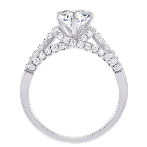 Verlobungsring mit Diamanten Heshmy