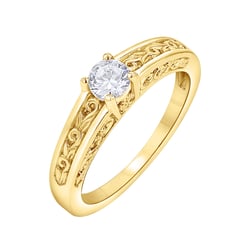Vintage Verlobungsring mit Lab Grown Diamant Lerien