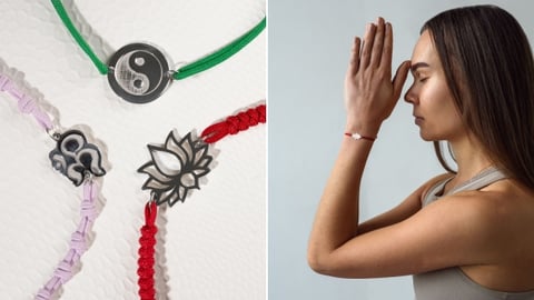 Entschleunigen Sie und genießen Sie den Augenblick mit Yoga-Schmuck
