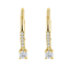Ohrringe mit Diamanten aus Gold