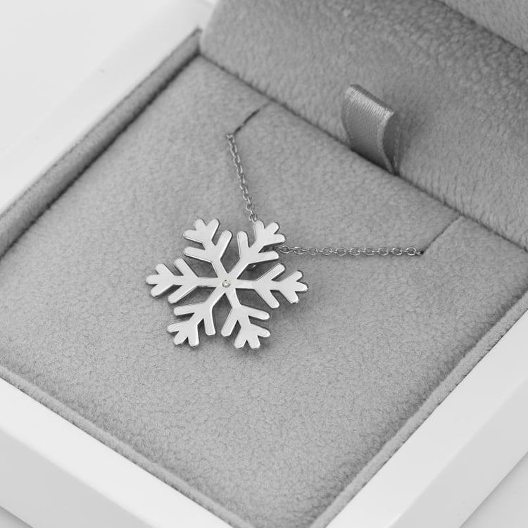 Schneeflocke mit Diamant 50515