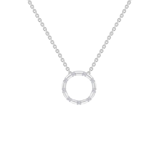 Goldener Karma-Anhänger mit Diamanten Heidi
