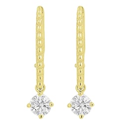 Silberne Ohrringe mit 0.25ct Lab Grown Diamanten Fana