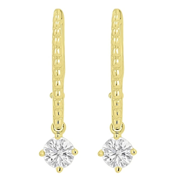 Silberne Ohrringe mit 0.25ct Lab Grown Diamanten Fana