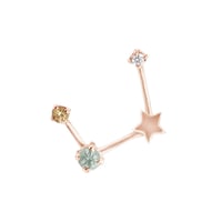 Ohrring mit Sternzeichen Virgo