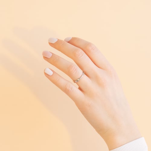 Interessanter Goldring mit Diamanten Brielle