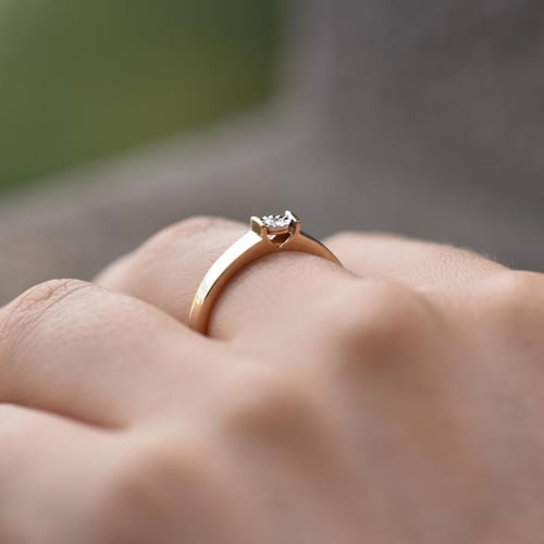 Eleganter Verlobungsring mit einem Lab Grown Diamanten Segunda
