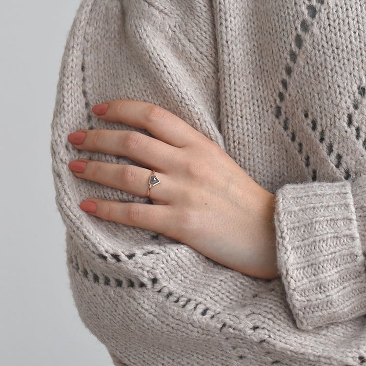 Ring mit Salt and Pepper Diamant Vilma 71670