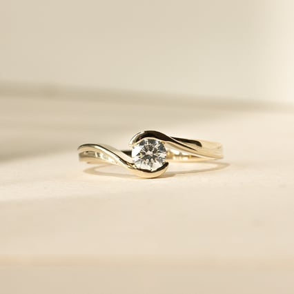 Verlobungsring mit Lab Grown Diamant Saffar