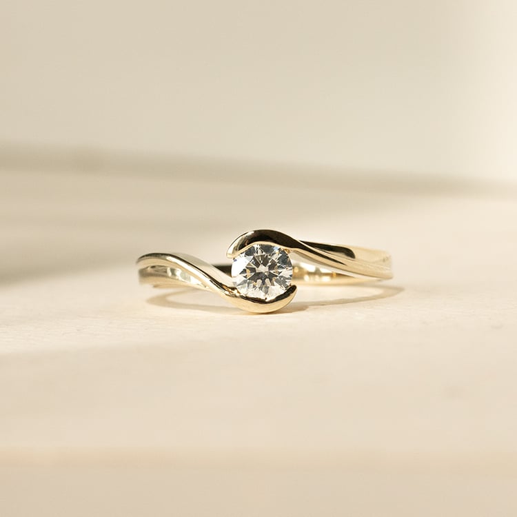 Verlobungsring mit Lab Grown Diamant Saffar 138998