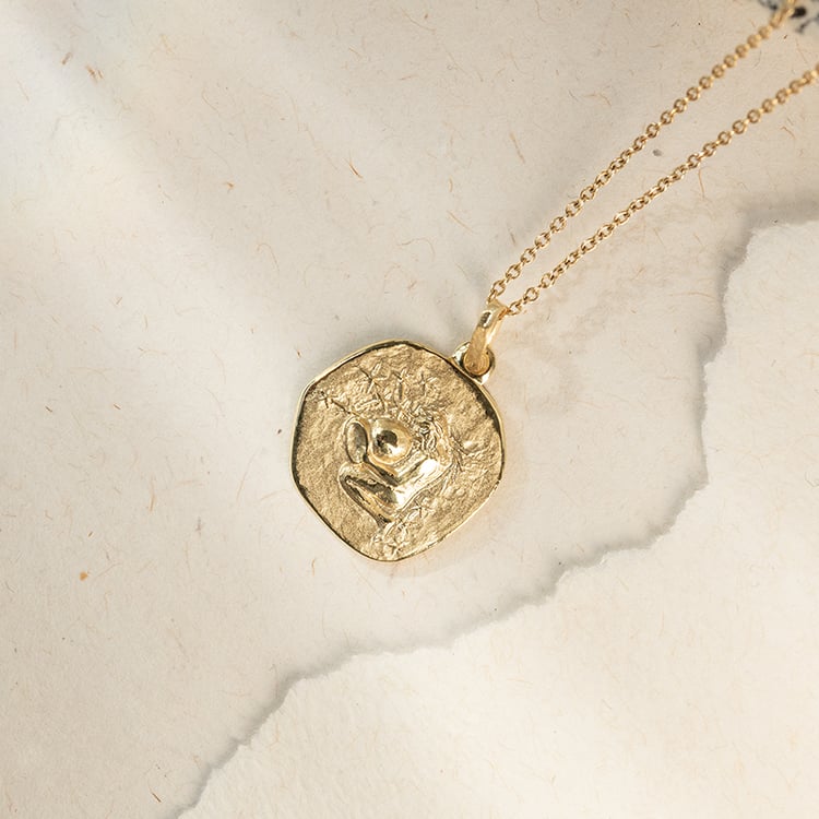 Silberanhänger mit Symbolen des Tierkreiszeichens 136664