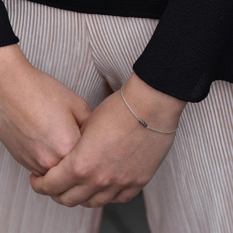 Goldarmband mit salt'n'pepper Diamanten Ulla 31553