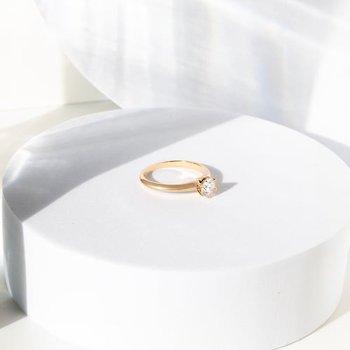 Verlobungsring mit Moissanit Vanani
