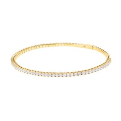 Goldenes Flexi Armband mit Lab Grown Diamanten Monroe