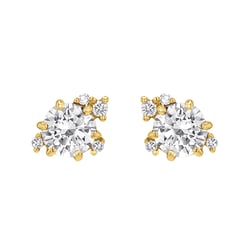 Cluster Ohrringe mit Lab Grown Diamanten Alary