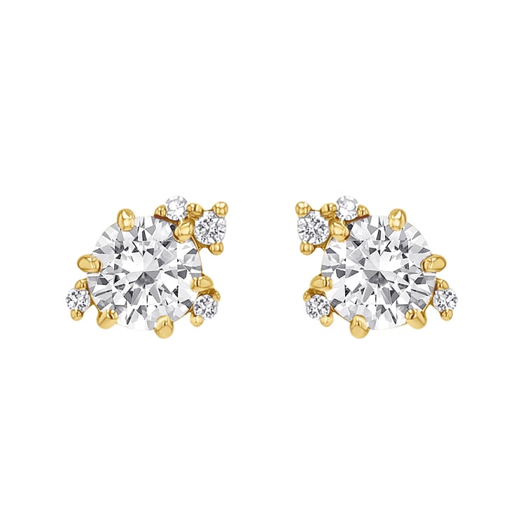 Cluster Ohrringe mit Lab Grown Diamanten Alary 146531