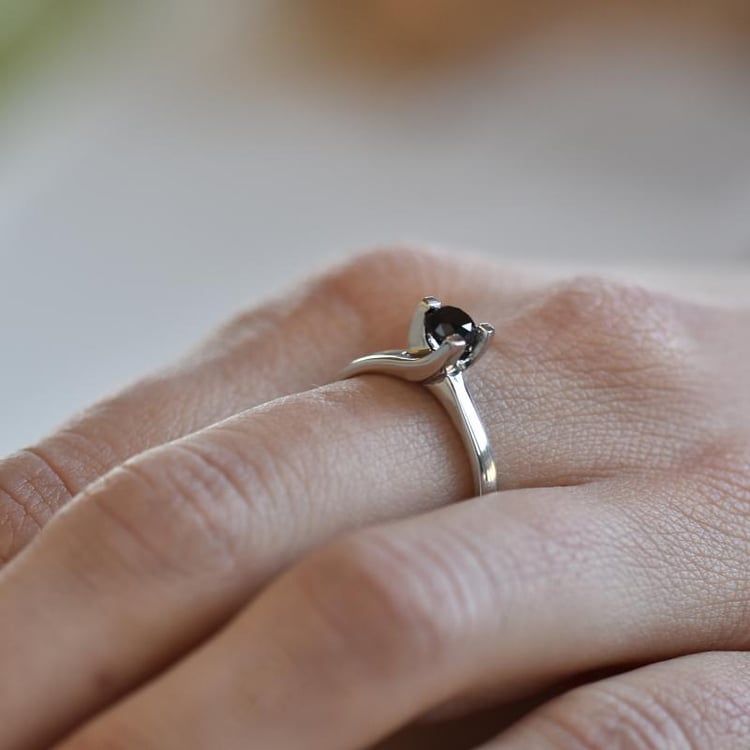 Goldener Verlobungsring 27494