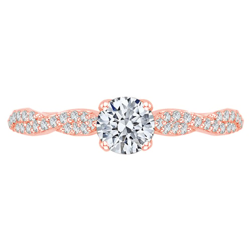 Verflochtener Verlobungsring mit Diamanten Minna