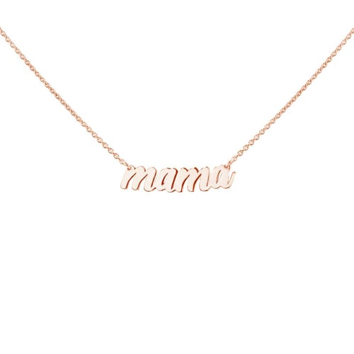 Halskette mit Text Mama