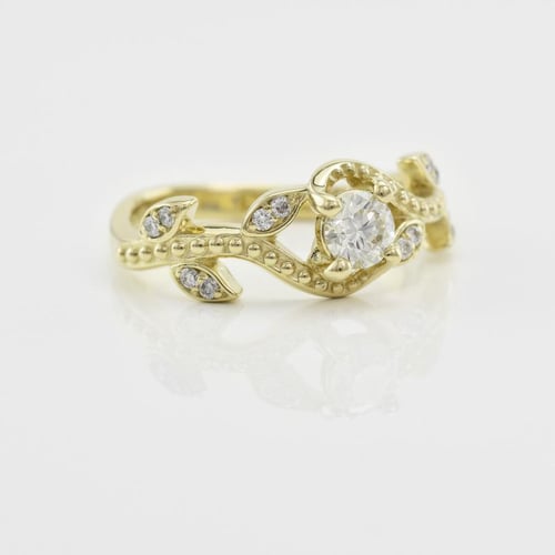 Vintage-Verlobungsring mit Diamanten Vindo