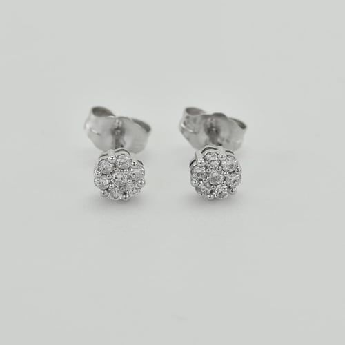 Elegante Diamantohrringe Flowu