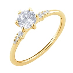 Verlobungsring im Lab Grown Diamanten Kristia