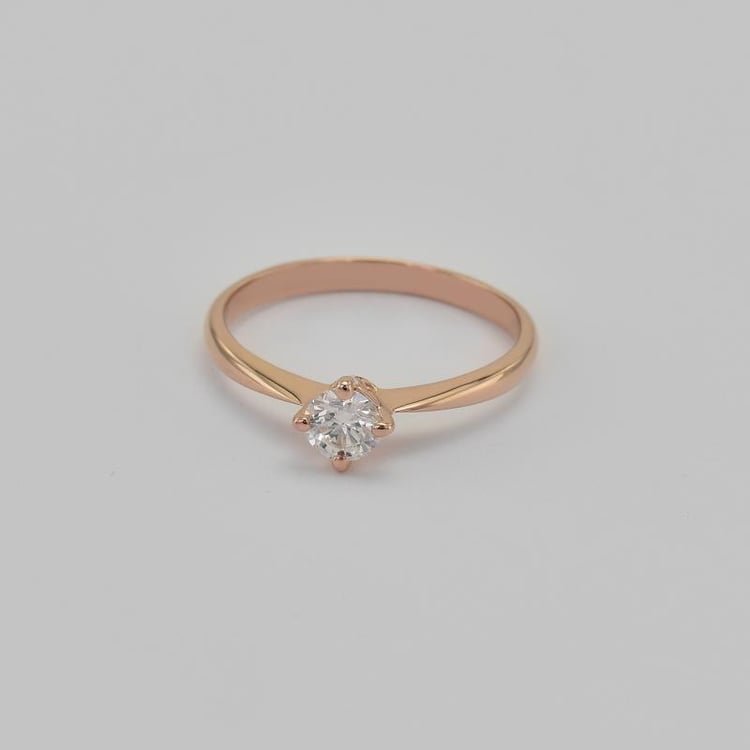 Verlobungsring aus Weißgold Sevati 41166