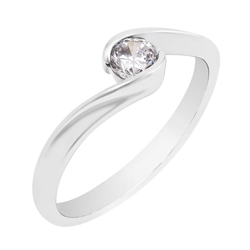 Klassischer Verlobungsring mit Diamant Yadu