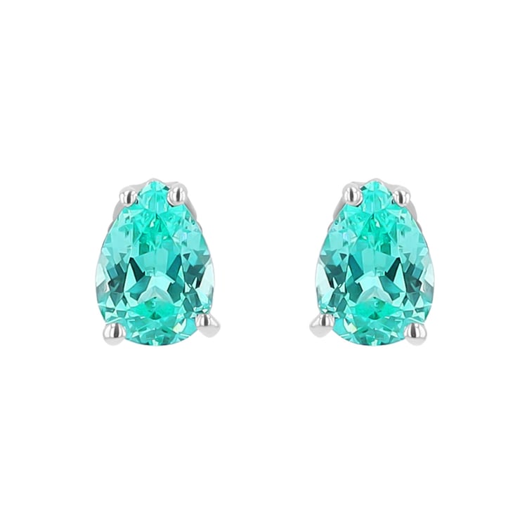 Schmuck Set mit einem Lab Grown Paraiba Turmalín in Birnenform Ademir 137046