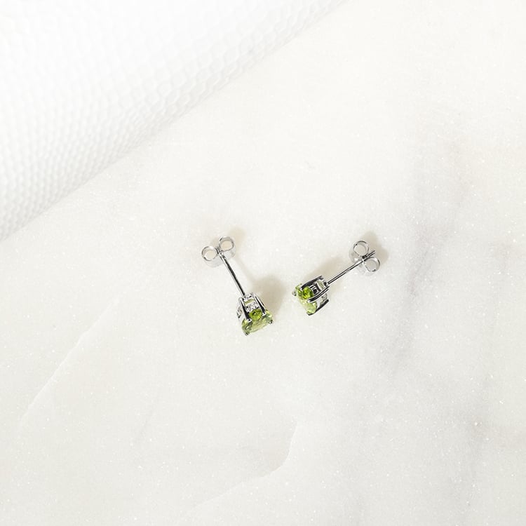 Olivintränen in goldenen Ohrringen Reata 132637