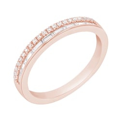 Eternity-Ring mit Lab Grown Round- und Baguette-Diamanten Luisa
