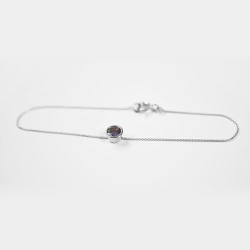 Armband aus Platin mit Tansanit Arleth