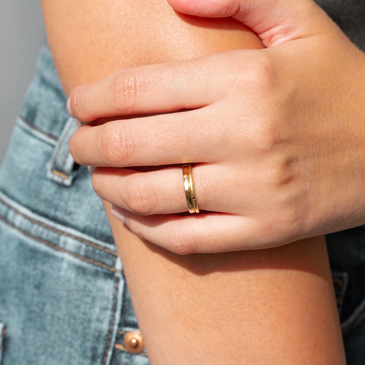 Komfort Ehering aus Gold Ygyn 143884