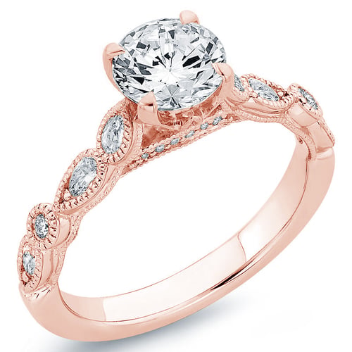 Vintage Verlobungsring mit Diamant Noelani