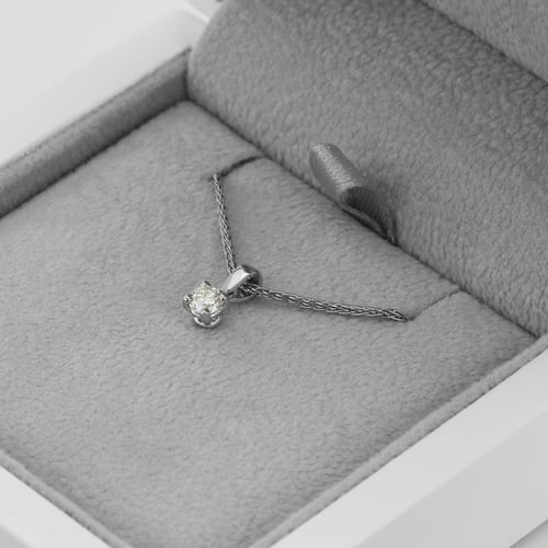 Anhänger aus Platin mit Diamant Semtte