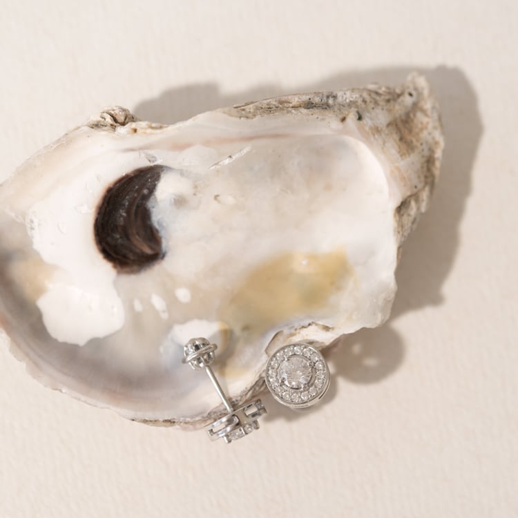 Ohrstecker mit Diamanten und Moissaniten Zulfikar 102077