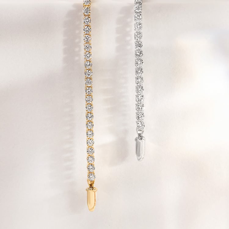 Goldenes Tennisarmband mit Lab Grown Diamanten Shimayra 156075