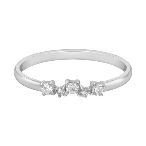 Goldener Verlobungsring mit Diamanten Blanka