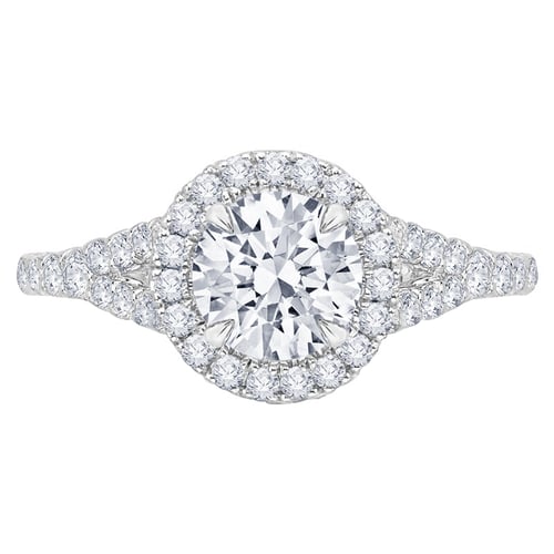 Verlobungsring im Halo-Stil mit Lab Grown Diamanten Tribeca