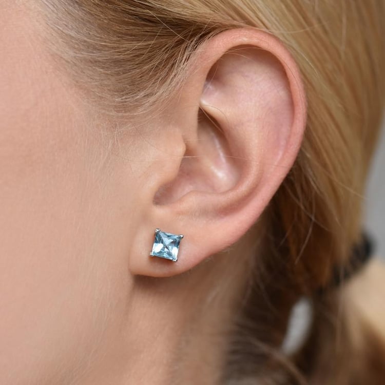 Ohrringe mit Topasen 13955