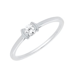 Minimalistischer Ring aus Silber mit Lab Grown Diamanten Otto