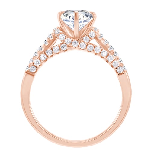 Verlobungsring mit Diamanten Heshmy