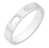 Silberring mit Gravur und Diamant Anaya