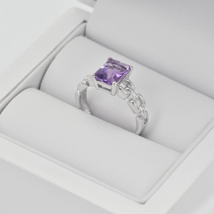 Silberring mit Amethyst 6837