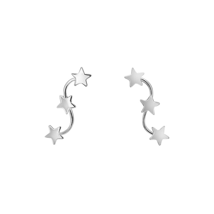 Silberne Ohrringe Stars