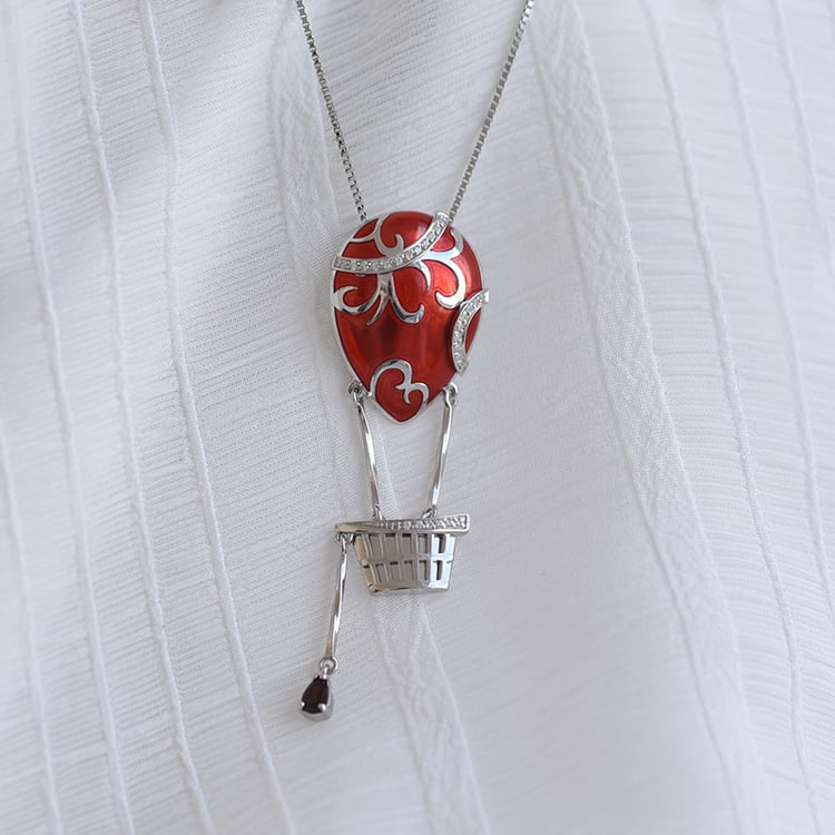 Anhänger mit Heißluftballon 63856